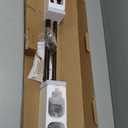 KAMANINA 1 Inch Double Curtain Rods for Windows 36 to 72 Inches (3-6 Feet)Bronze Heavy Duty Double Curtain Rod, Telescoping Drapery Rod with Netted Texture Finials