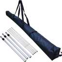 8ft Pipe and Drape Stand Bag - Upright and Crossbar Bag for Metal Backdrop Stand
