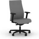 HON Ignition 2.0 Ergonomic Office Chair, Lumbar Support, Desk Chair, Frost | Upholstered ergonomic office desk chair with lumbar support, adjustable arms, office decor, advanced tilt for comfort, Oversized