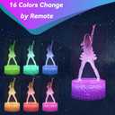 Girls Gifts, Singing Girl Birthday Gift, Decoration for Room. Table Lamp for Music Party Supplies.Night Light with 16 Colors Change and Timing