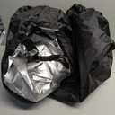 VEVOR Patio Furniture Cover, 420D Heavy Duty Waterproof Outdoor Dining Table and Chairs Cover, Large Rectangular Patio Table Covers with Air Vent for All Weather, 74L x 47W x 28H inch, Black