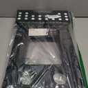 Delxo 16 Inch Folding Step Stool,Foldable Stool for Adults with Safety Lock,Portable Collapsible Plastic Stepstool,Non Slip Folding Stools for Kitchen Bathroom Bedroom Up to 400LBS,(Black 1PC)