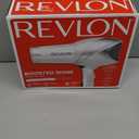 REVLON Infrared Hair Dryer with Diffuser - Ionic Blow Dryer, Diffuser, and Concentrator, Infrared Heat Technology to Prevent Over-Drying for Shiny, Soft Hair with Natural Moisture (White) (6 Piece Set)