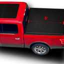 Soft Roll Up 8' Truck Bed Cover Compatible for 1975-1996 Ford F-150 & 1975-1998 Ford F-250 HD F-350 Pickup Vinyl Tonneau Cover| Styleside Only Not for Flareside Body