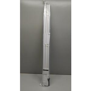 LazBlinds No Tools No Drill 1" Vinyl Mini Blinds, Cordless Blinds for Windows, Light Filtering Horizontal Window Blinds & Shades, 41" W x 48" H, White