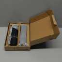 LARS NYSM Salt and Pepper Grinder Set Manual, Stainless Steel Salt and Pepper Mills with Adjustable Ceramic Grinder I Design Spice Shakers (Carbon Black)