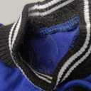 PUMYPOREITY Cat Recovery Suit for Hind Legs, Cat Surgical Spay Suit with Leg Sleeves to Stop Licking, Long Rear Sleeve Wound Cover Abdomen Kitten Onesie, Blue, Medium