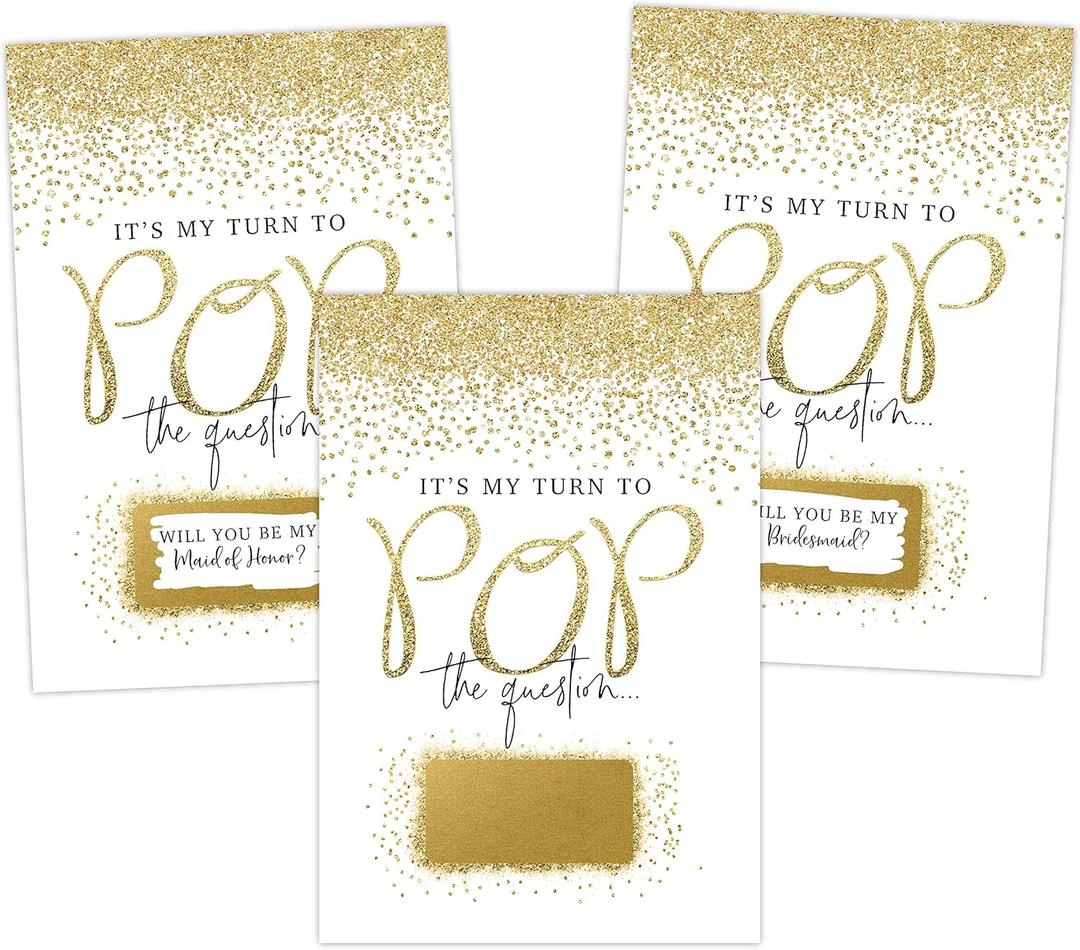 Be My Bridesmaid Scratch Off Cards, Maid of Honor Proposals, Creative Ideas For Asking My Best Friend, Proposal Boxes