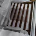 Storkcraft Amalfi 5-in-1 Convertible Crib with Toddler Guardrail GREENGUARD Gold Certified, Conversion Kit Included, Fits Baby Crib Mattress, Converts to Full Bed (Hazelnut), 29.5"L x 53.9"W x 34.1"H