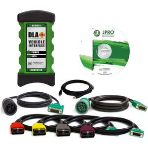 Heavy Duty Truck Scanner for Noregon DLA+ 2.0 Adapter Kit for JPRO, Diesel Scanner Diagnostic Tool with 2025 V3.1 Software, Fleet Maintenance Must (2025 V3.1 Help Remote Install)