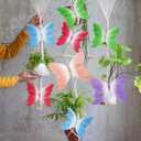 5 Pack Large 3D Paper Butterfly Decorations 15.7" and 11.8" Hanging Butterflies for Weddings, Baby Showers Themed Parties
