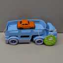 Green Toys Car Carrier, Blue - Pretend Play, Motor Skills, Kids Toy Vehicle. No BPA, phthalates, PVC. Dishwasher Safe, Recycled Plastic, Made in USA