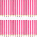 PATIKIL Pink Colored Pencils Set,48 Pcs Oil Color Pencils Wooden 3.5inch Coloring Drawing Half Pencils for Artists Art Painting