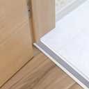 2 Pcs 39 Inch Vinyl Replacement Insert, Cuttable Threshold Seal Insert Replacement, Exterior Door Threshold Seal Strip for Door Weather Stripping Sealing