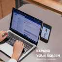 SideEye Phone Mount | Double Your Screen with Our Smartphone Magnetic Holder | Compatible with Any Type of Laptop and Smartphone (Silver)