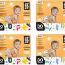 Hello Bello Premium Baby Diapers Size 2, 120 Count of Disposable, Extra-Absorbent, and Hypoallergenic Baby Diapers with Snug and Comfort Fit, Alphabet Soup (60) and Sleepy Sloth (60)
