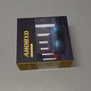 H4 Light Bulbs Super Bright Upgraded 900% 55000LM Brightness 6500K White H4/9003 Light Bulbs 1:1 Halogen Size Cooling Fan Plug and Play Fog Light Direct Fit Pack of 2