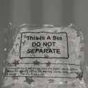 Buryeah 4 Pack Preemie Swaddle Blanket Wrap Set with Hat for Baby Boys Girls 3-7 Lbs Preemie Newborn Clothes Sleepers Cap (Gray)