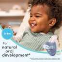 NUK Comfy Orthodontic Pacifiers for 0-6 Months BPA-Free, 5-Pack, Soft & Durable Design for Baby Comfort