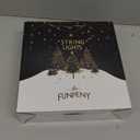 FUNPENY 164FT 500 LED Halloween Lights, 8 Modes Waterproof Plug in String Lights for Halloween Indoor Outdoor Yard Party Wedding Garden Home Decorations (Purple & Orange)