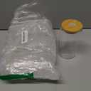 DWTS DANWEITESI Glass Cups with Lids and Straws 4 pcs, 16oz Drinking Glasses Set for Coffee Bar Accessories, Iced Coffee Cups with Lids, Matcha Cup Glass Tumbler Reusable for Gifts