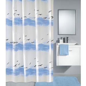 Seaside Polyester Shower Curtain, Size 106x70