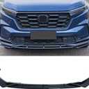 Front Bumper Lip Fit for Honda CRV EX EX-L LX 2023 2024 2025 2026, 3Pcs Glossy Black Front Spoiler Splitter Chin Diffuser Protector Body Kit (Not Fit for Hybrid)