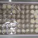 108 Count Edible Flower Cake Decorations, Small Edible Flowers, Sugar Flowers, Cakes & Cupcakes Toppers, Edible Dessert Decorations (0.8 Inch) (8 Petals White)