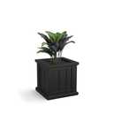 Mayne Cape Cod 14" Square Planter – Self-Watering, Weather-Resistant Planter for Flowers – Durable Outdoor Design for Patio, Porch, or Entryway