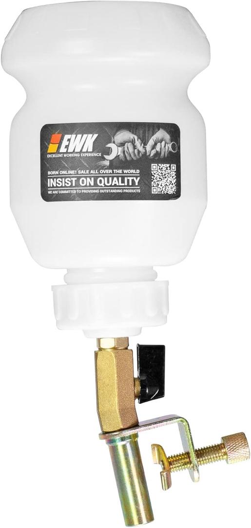 EWK 1L Master Cylinder Brake Fluid Refilling Bottle, Brake Bleeder Dispensing Tool Kit for Automotive Brake Flush & Bleeding, Universal Fit, Easy Operation for Cars, Motorcycles, ABS Systems