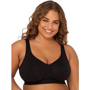 Fruit of the Loom Women's Plus Size Wireless Cotton Bra 40G