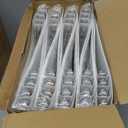 Henoyso 36 Pack 0.5 Inch 3 Ring Binder Round Ring, Bulk 1/2 Inch Binders Hold 140 Sheets with Pocket, Fits Letter Size 8.5" x 11" Paper, Document Organizer for Back to School Classroom Office (White)