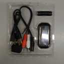 Bluetooth 5.4 Transmitter Receiver aptX Adaptive for 2 AirPods/Headphones, 2-in-1 Bluetooth Audio Adapter with Mic & LED Display for TV, Airplane Travel, 3.5mm AUX Wireless Adapter for Car/Home Stereo (Black)