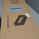 FATORRI Console Table for Entryway, Modern Sofa Table with 2 Drawers for Living Room, Wood Hallway Tables and Couch Tables Behind Sofa (47.2 inch, Black)