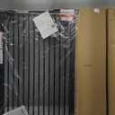 41" Extra Tall Dog Gate for Doorways Stairs, 54.8-60.2 in in Wide Baby Gates Walk Thru, No Drill Long Pet Gate for Doggie Puppy, Auto Close Large Child Safety Gate with Door Indoor, Black