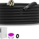30FT Dehumidifier Drain Hose with 3/4 Inch FHT Leak-Proof and Rust-Resistant Connector Portable AC Tangle-Free Thickened Drain Hose Indoor Perfectly Fit Most Dehumidifier Models
