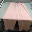 Adogirl 2 Piece Outfits For Women Off Shoulder Ruffle Trim Short Sleeve Top Wide Leg Pants Sets Sexy Outfits Pink L