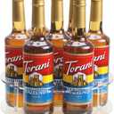 IEEK Large Rotating Coffee Syrup Organizer 7 Bottles Clear Acrylic Coffee Syrup Rack for Countertop Syrup Bottle Holder Stand With Anti Slip Pad for Coffee Bar Station,Turntable Wine Display Tray