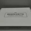 The Boardsmith Maple End Grain Cutting Board - Premium End Grain Butcher Block Wood Cutting Board for Kitchen - Food-Safe, Non-Slip, Sustainably Sourced Maple Wood (Medium), 18"L x 12"W