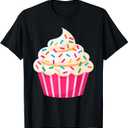 Cupcake Shirt Adult Men Women Kids Cupcake Costume T-Shirt Medium