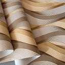 AMINAH DECO Wavy Stripe Modern Geometric Wallpaper 3D Textured Metallic Gold and Brown Traditional Wall Paper for Living Room Bedroom Accent Wall, 
Item Weight	2.4 pounds
Item Dimensions L x W	374"L x 20.8"W