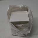 100 Pack 5x6.95" Rigid Mailers Cardboard Envelopes, 400GSM Photo Mailers Shipping Envelope with "DO NOT BEND" Labels, Small Stay Flat Self Seal Document Envelope for Trading Cards- White