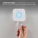 Philips Hue Bridge, Unlock the Full Potential of Hue Bridge System, Multi-Room and Out-of-Home Control, Create Automations and Zones, Smart Lighting Hub, Works with Voice and Matter-Compatible