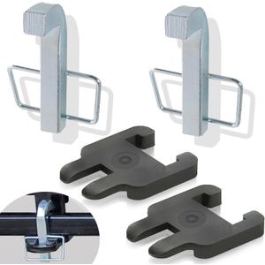 (2+2 Set) Combo Pack 4 1/4" x1 3/4" Premium Snap L-Pins for Weight Distribution Hitches, Sway Bracket Jacket Compatible with E2 Hitch Sway Control Brackets 6k 8k 10k 12k 14k, Eliminate Noise