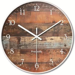8 inch Retro Wall Clock Decorative Kitchen Wall Clock Rustic Wall Clock Silent Wall Clock for Bedroom (Farmhouse Themed 72)