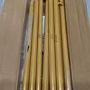 Over The Table Rod Stand with Clamps Adjustable 47"-98" Length 30"-43" Height Gold Table Arch Stand Hanging for Decoration Flowers Display Wedding Birthday Party Halloween Christmas