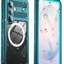 for Samsung Galaxy S26 Waterproof Case, [Fit for Magsafe] [IP68 Water Proof] [Built-in Screen Protector], Magnetic Heavy Duty Military Grade Rugged Phone Case for S 26 6.3", Teal