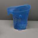 San Jamar Plastic Light Duty Ice Tote, 6 Gallons, Blue