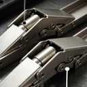 3 x 90 Degree Folding Hinges | Hard Closing, Concealed Cabinet Hinges, Easy to Install, 2pc