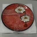 Ceramic Flat Plates For Kitchen, 8 in - Plates Set of 4 - For Steak,Dessert,Bread, Sushi, Pasta,Appetizer, Serving etc - Dishwasher, Microwave, and Oven Safe - For Breakfast, Lunch and Dinner (8 Inch)